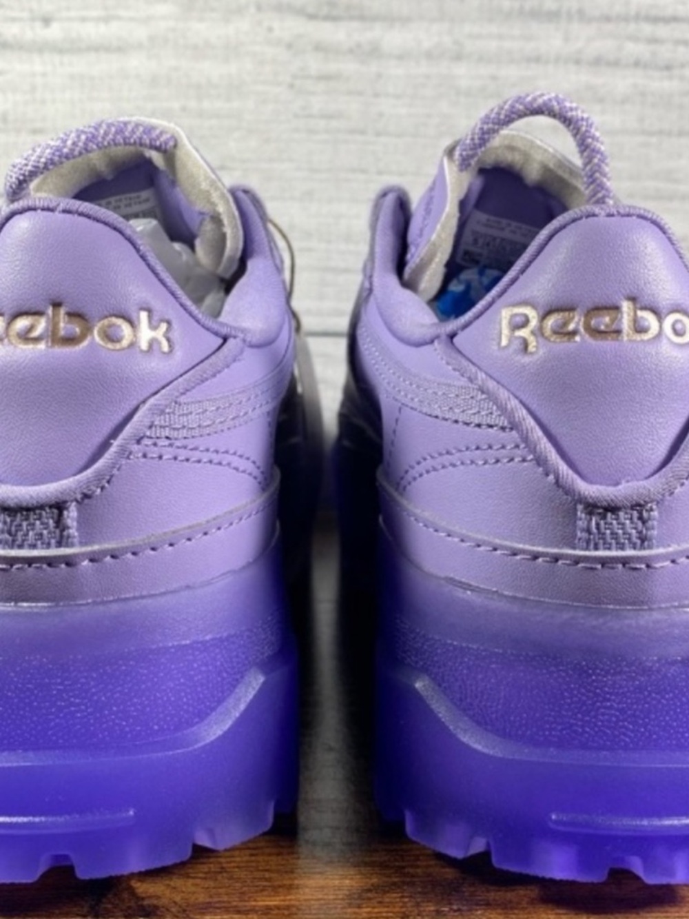 *REASONABLE OFFERS ONLY* Reebok 
“CARDI B” Club C Sneakers Crisp Purple 💜 - Picture 3 of 6